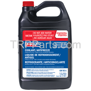 Image of extended life engine coolant 50/50 jug